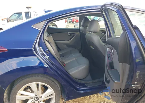 2014 Hyundai Elantra Limited from USA, damaged, VIN 5NPDH4AE1EH488669